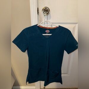 Dickies Caribbean Blue Scrub Top